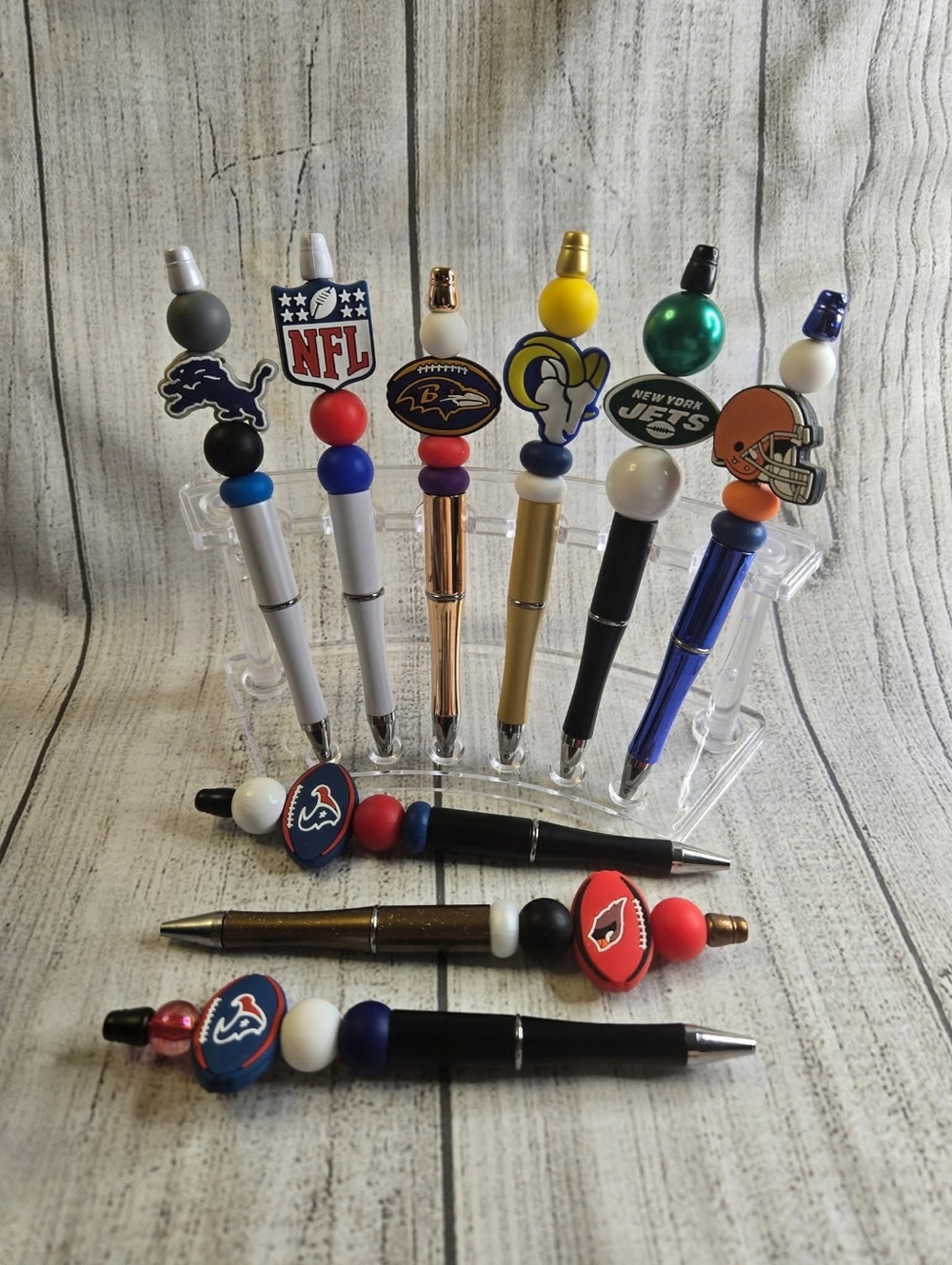 NFL Team Beaded Pens[Read Description]
